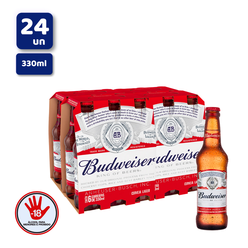 CERVEJA BUDWEISERLT CX12