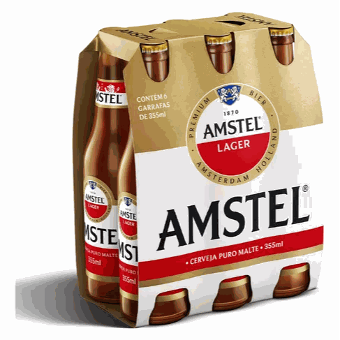 CERVEJA AMSTEL C 6UNIDADES 355ML • Express