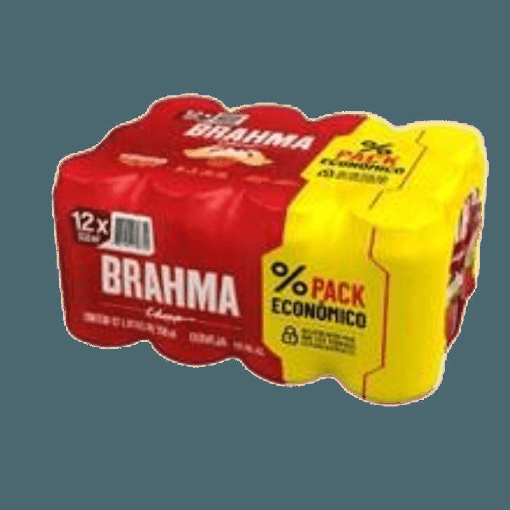 CERVEJA BRAHMA CHOPP LATA 350ML PACK C 12UN