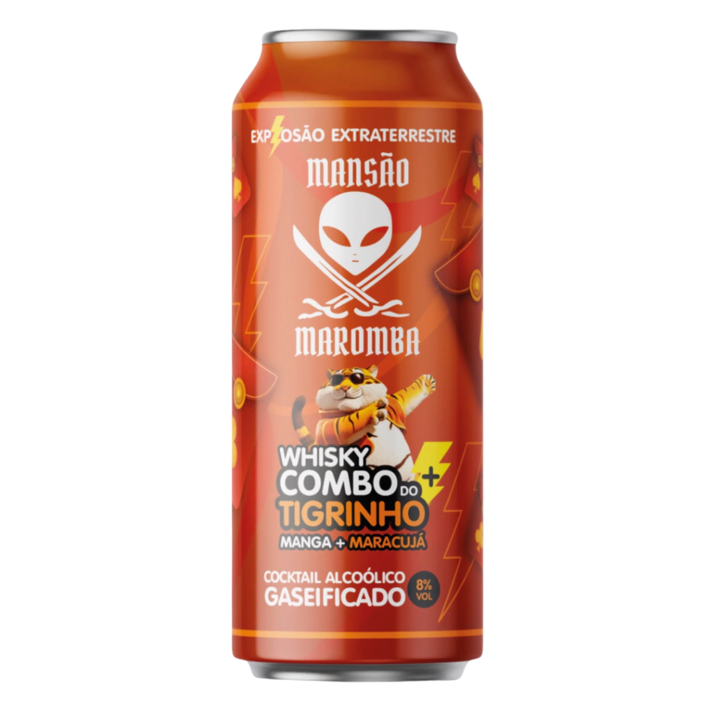 Whisky + Combo Tigrinho 473ml (6 unidades) - Gelado